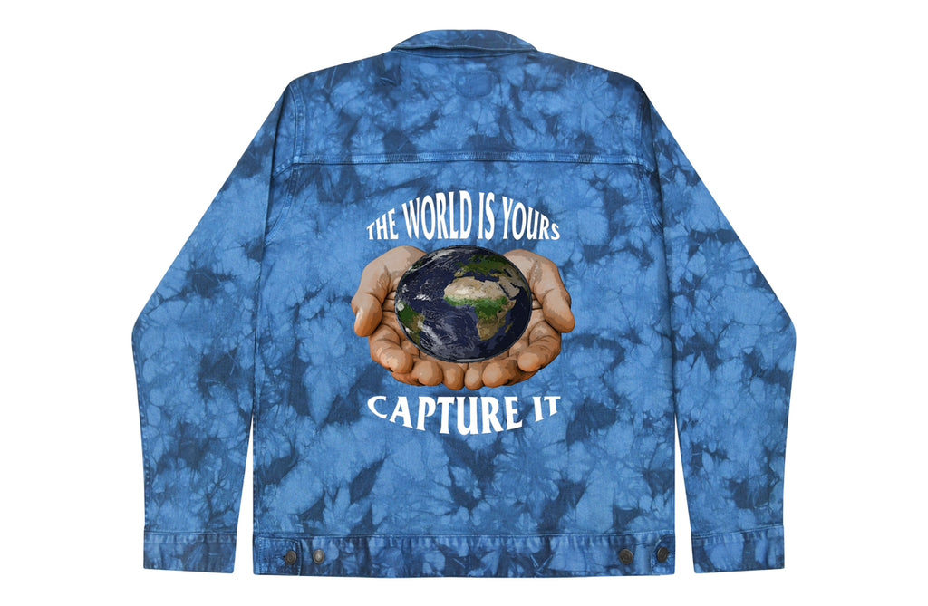 Tie-Dyed Denim Jacket (Palm of Your Hand)