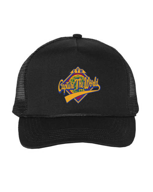 CTW "World Series" Five-Panel Mesh-Back Trucker Cap V1 (Black)